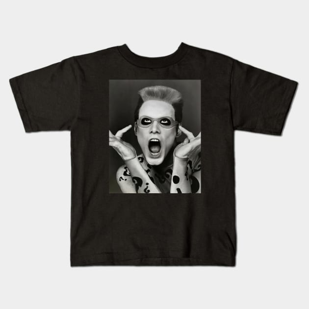 Iconic Jim Carrey Kids T-Shirt by EvilArmy